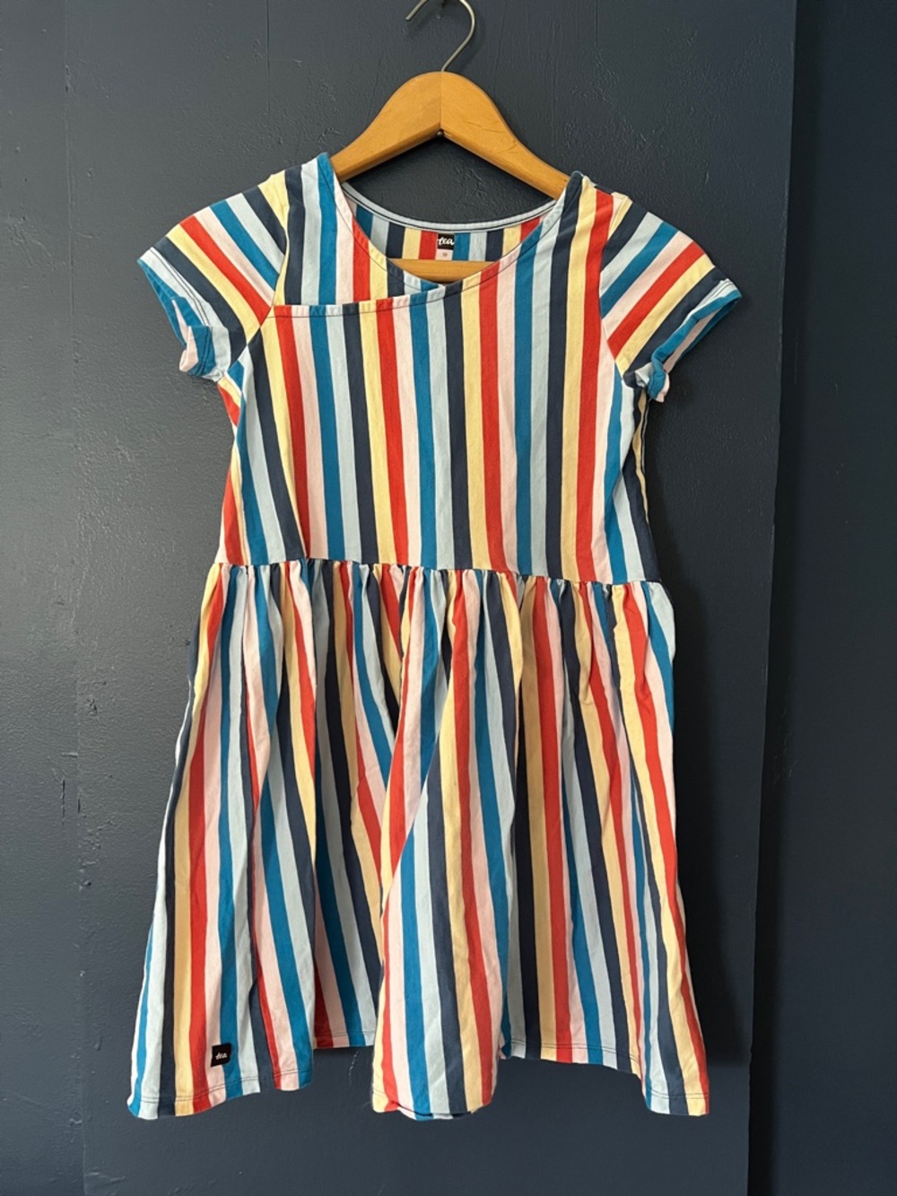 Tea Collection Girls’ Striped Cotton Dress